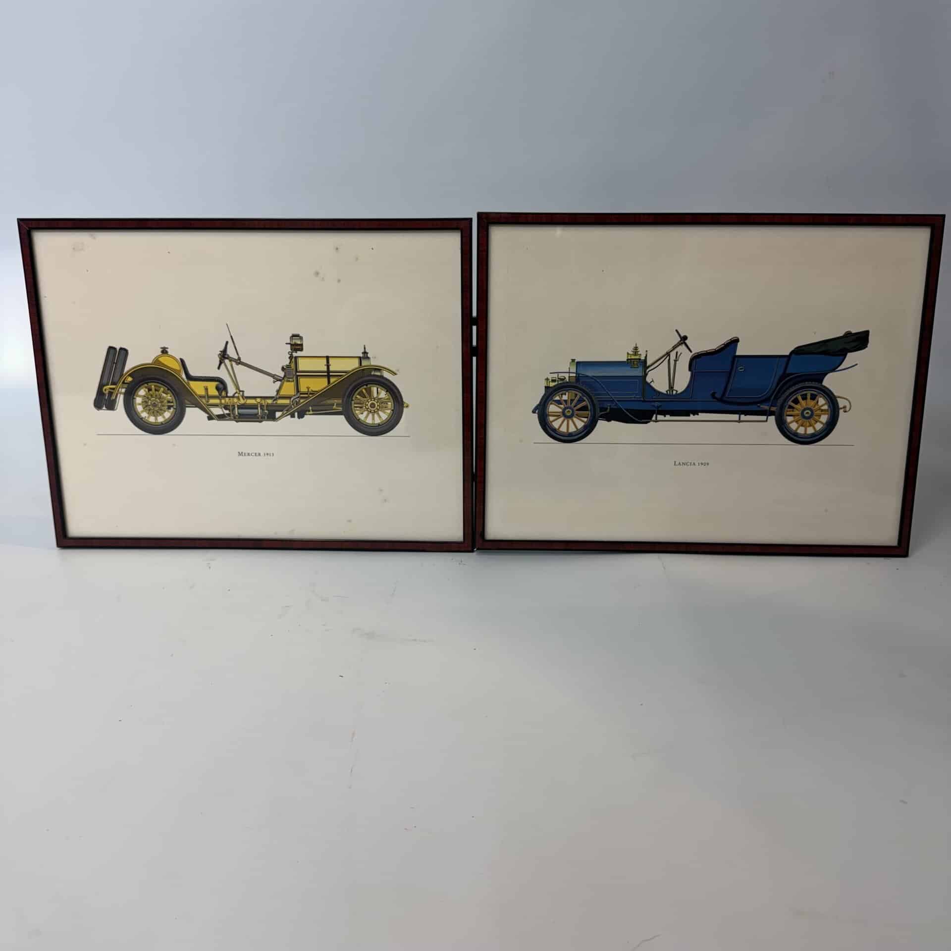 Classic Car Framed Lithographs