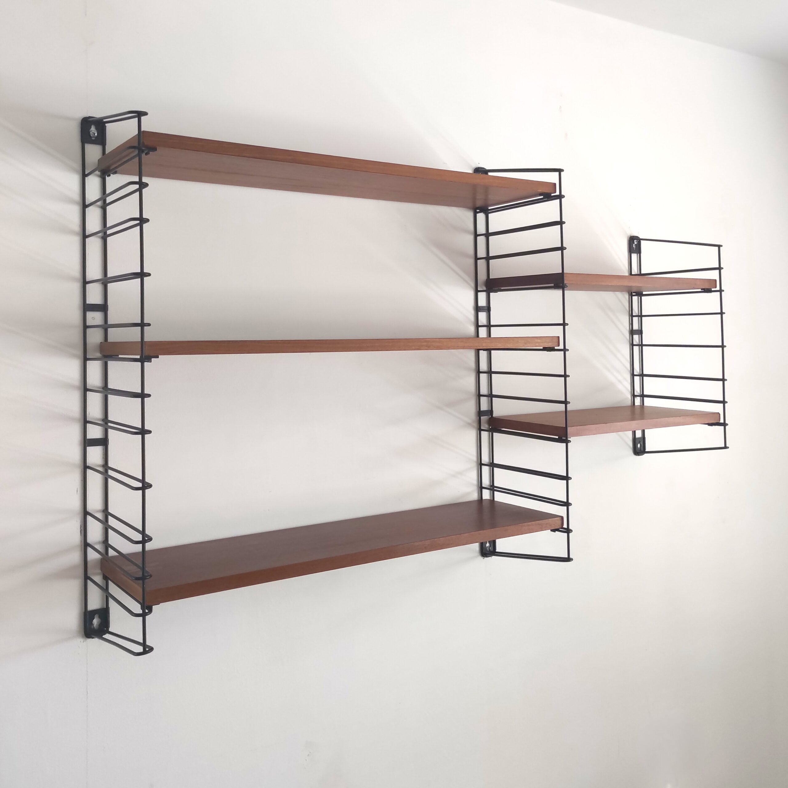 Tomado Wall Unit with Wooden Shelves