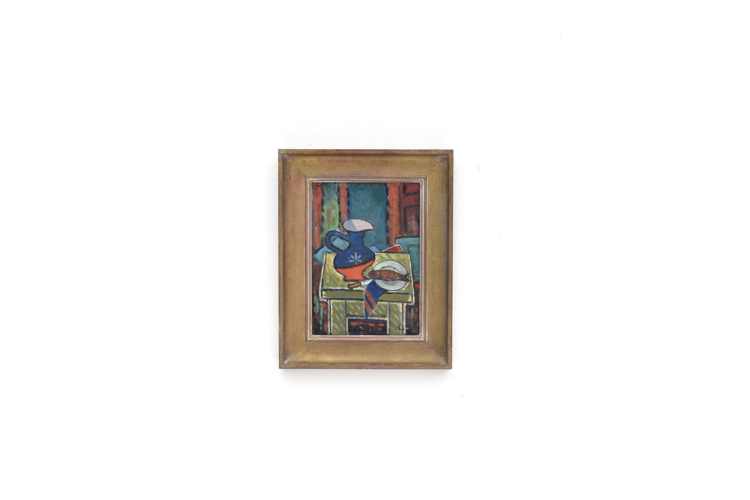 Mid-Century Still Life Oil Painting