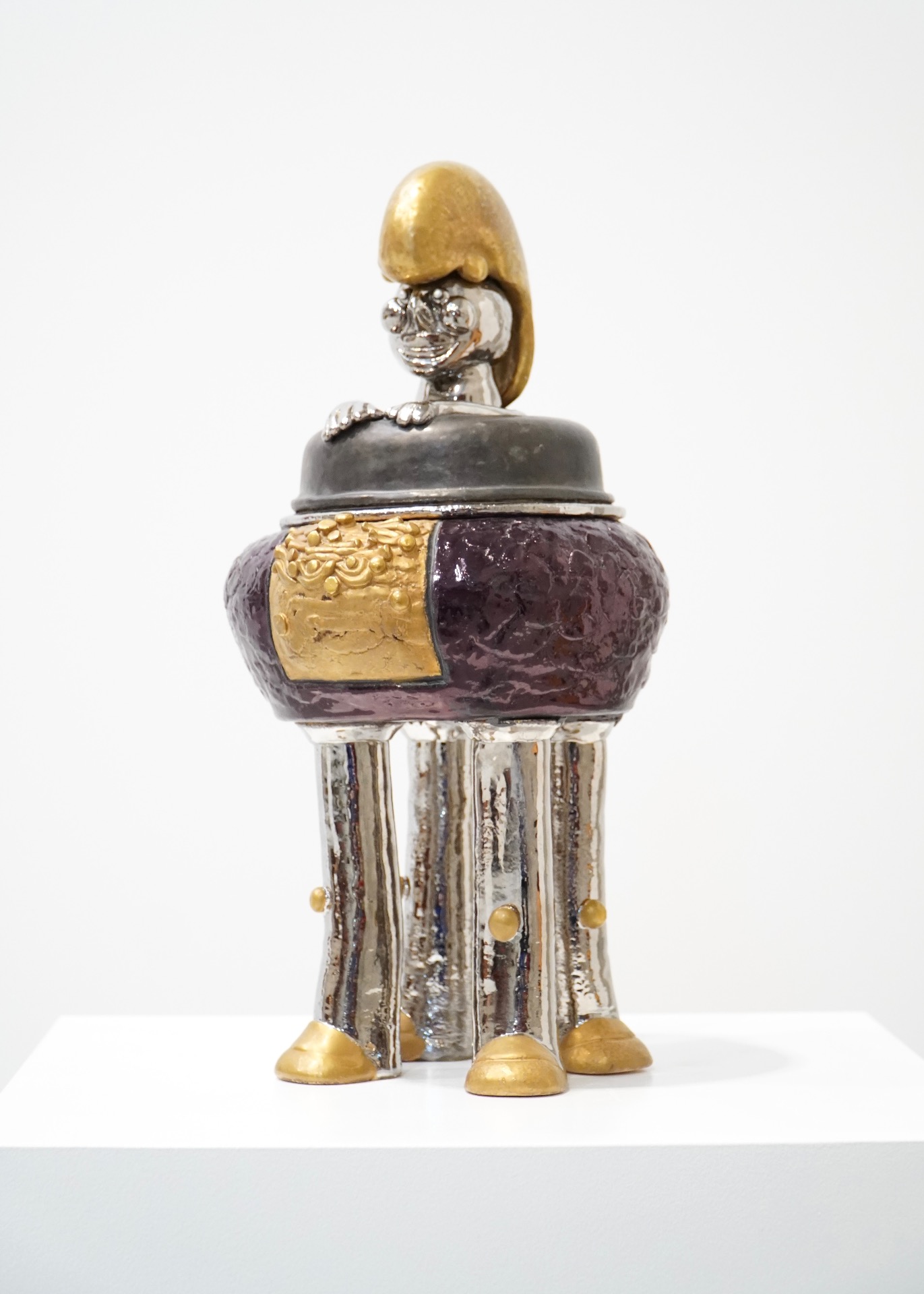 Pierre Caille 'Character with Pistons' Sculpture