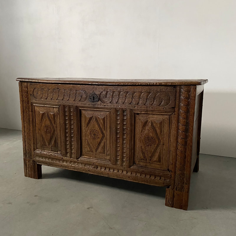 18th Century Oak Blanket Chest