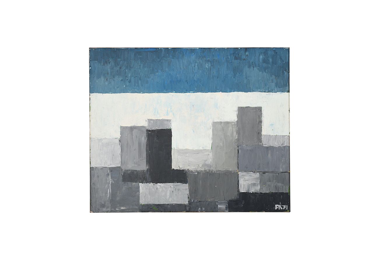 Abstract Oil Painting "Skyline"