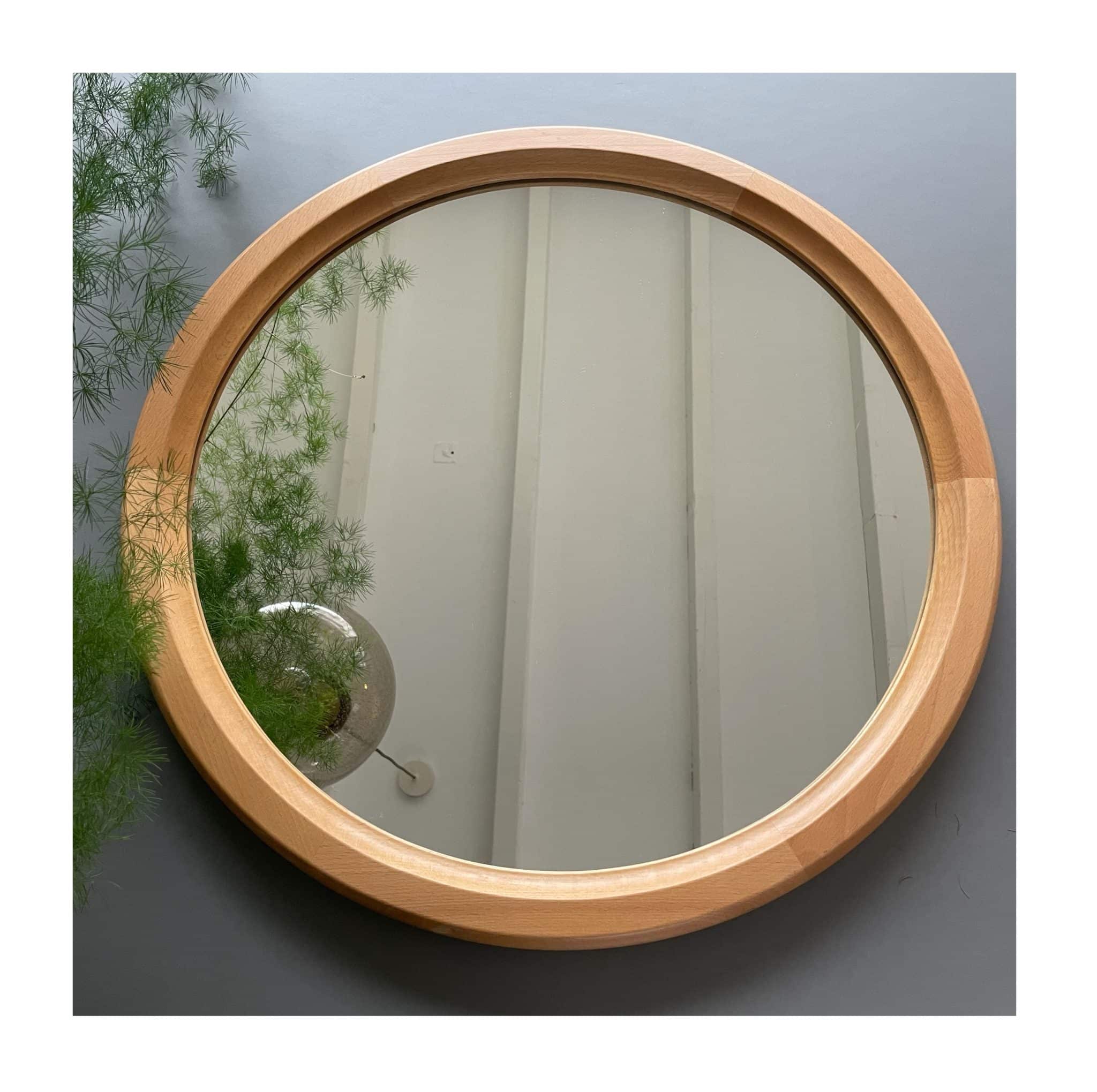 Round Mirror by Aksel Kjersgaard for Odder