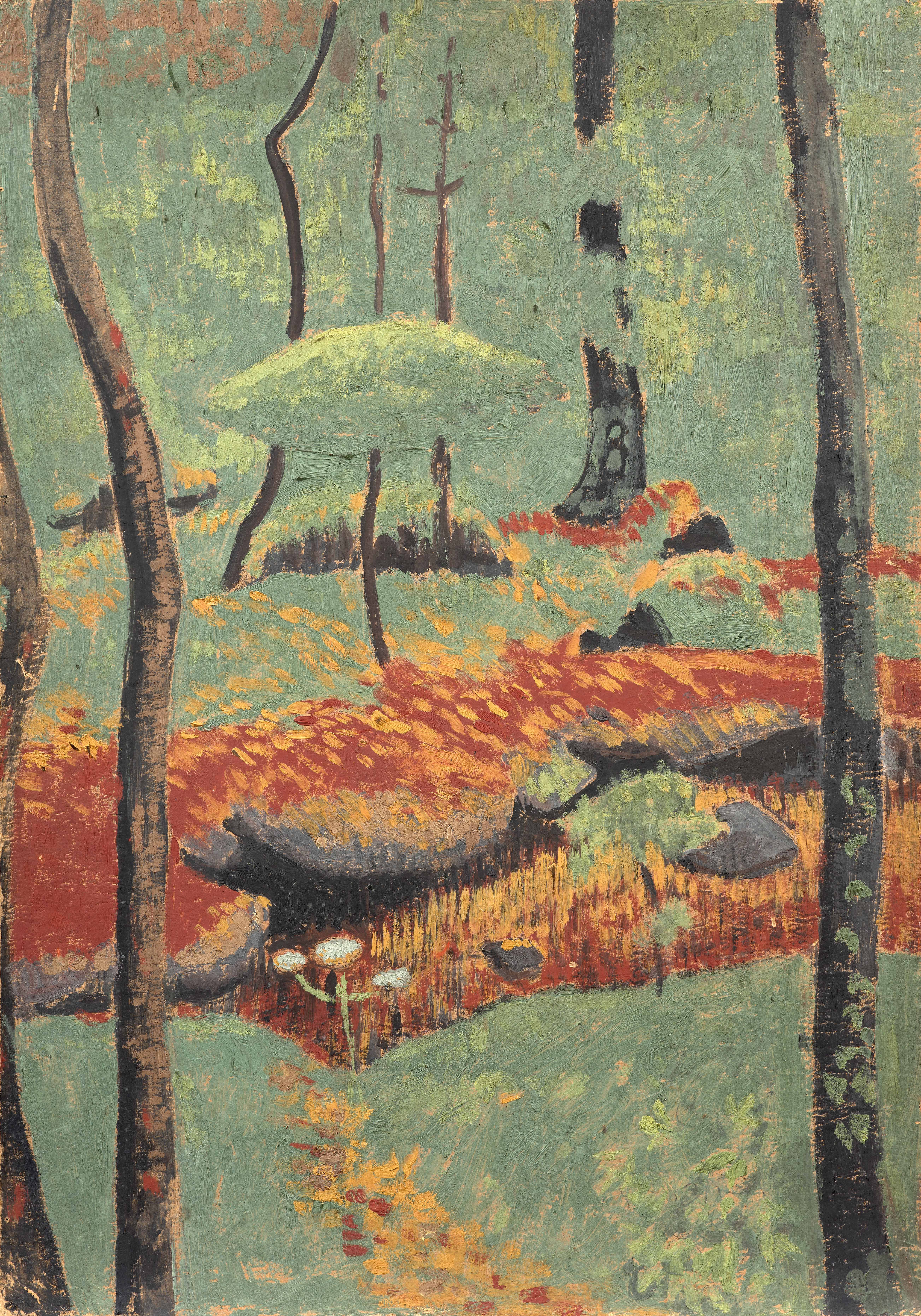 Woodland with Japanizing Trees