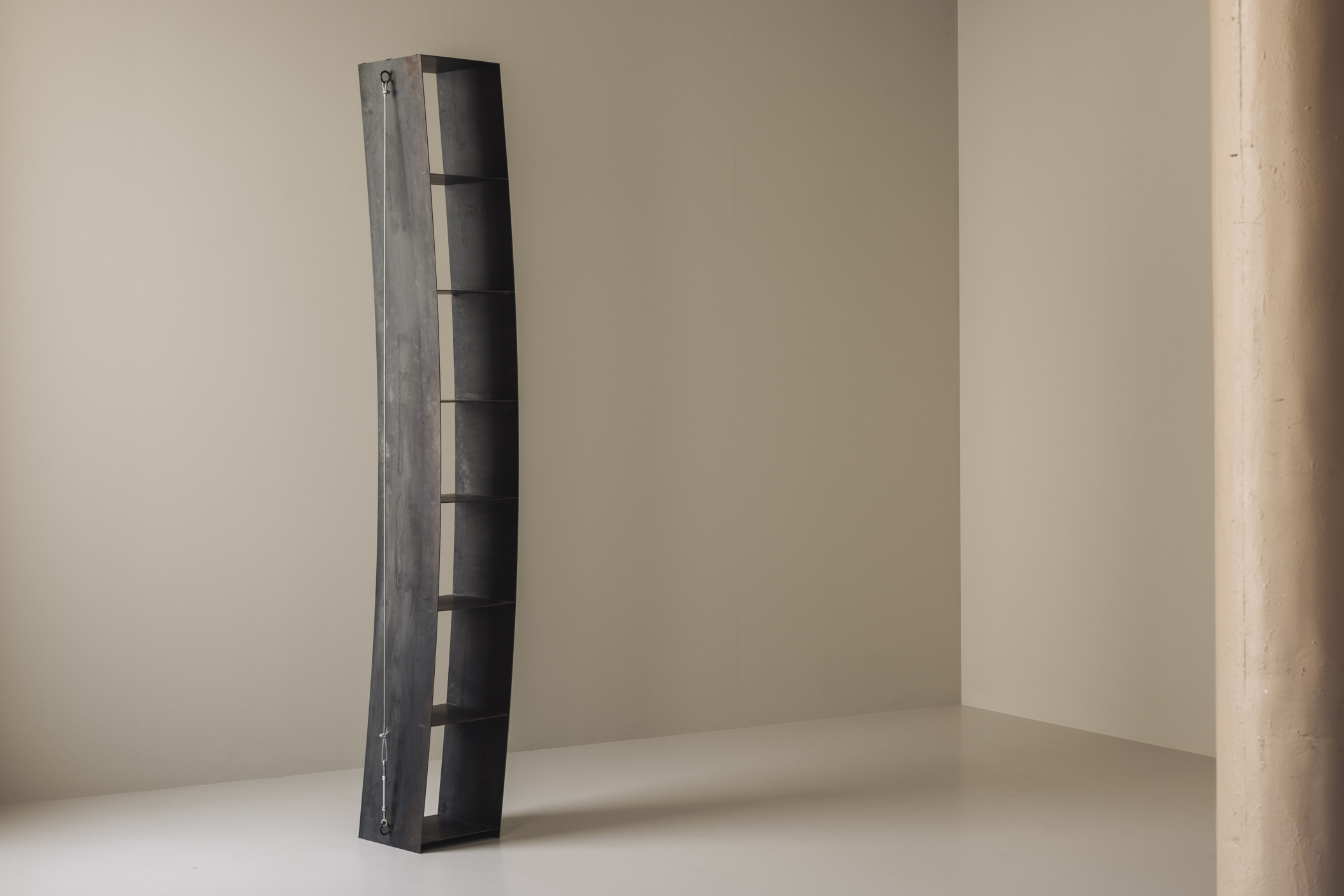 Steel Bookcase 1 by Wolfgang Laubersheimer