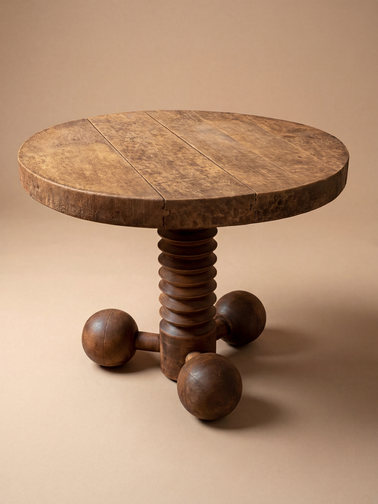 Guéridon Art Déco Regionaliste - France, 1940