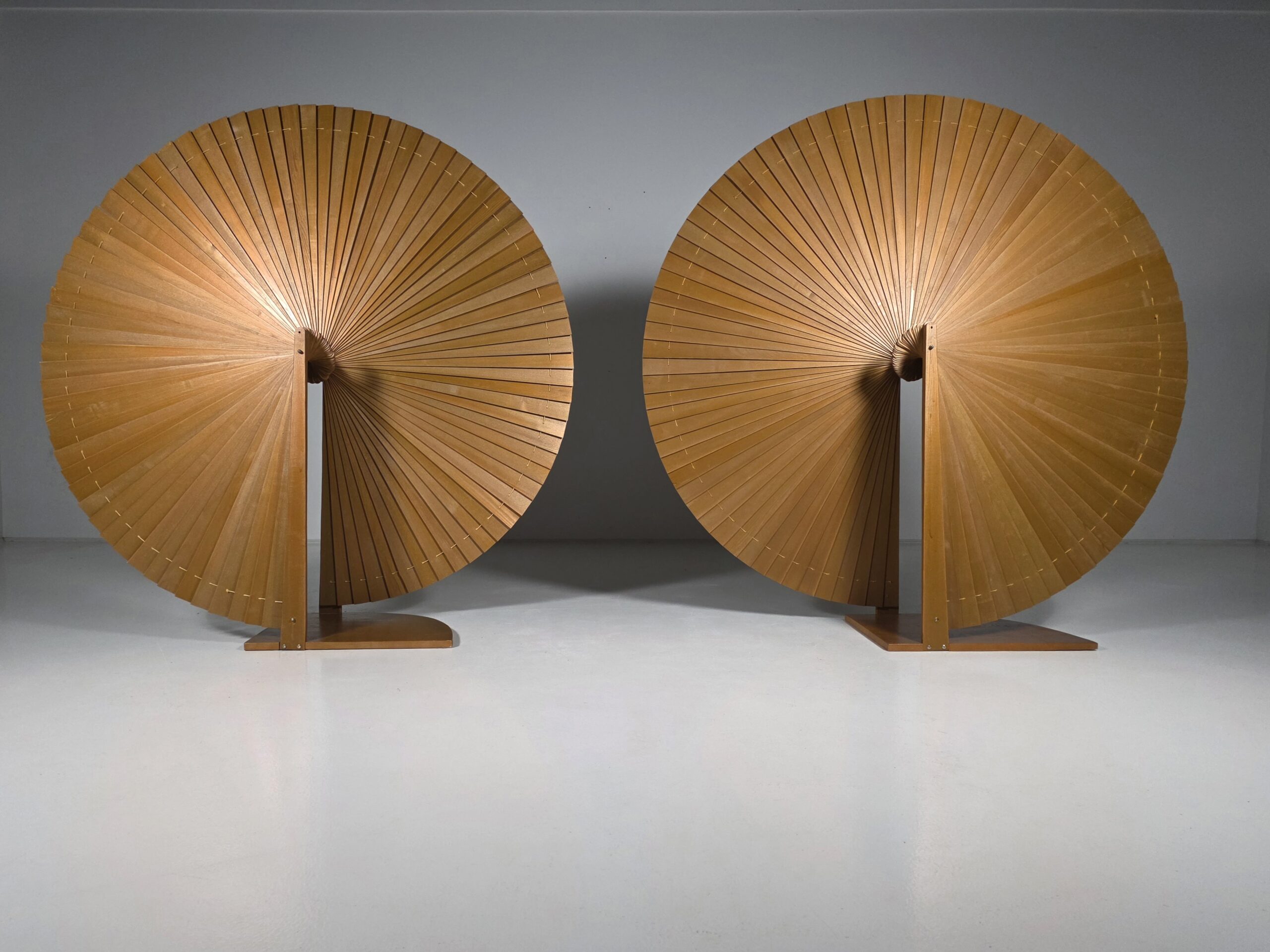 French Mid-Century Modern Folding Room Dividers / Paravents, 1970s