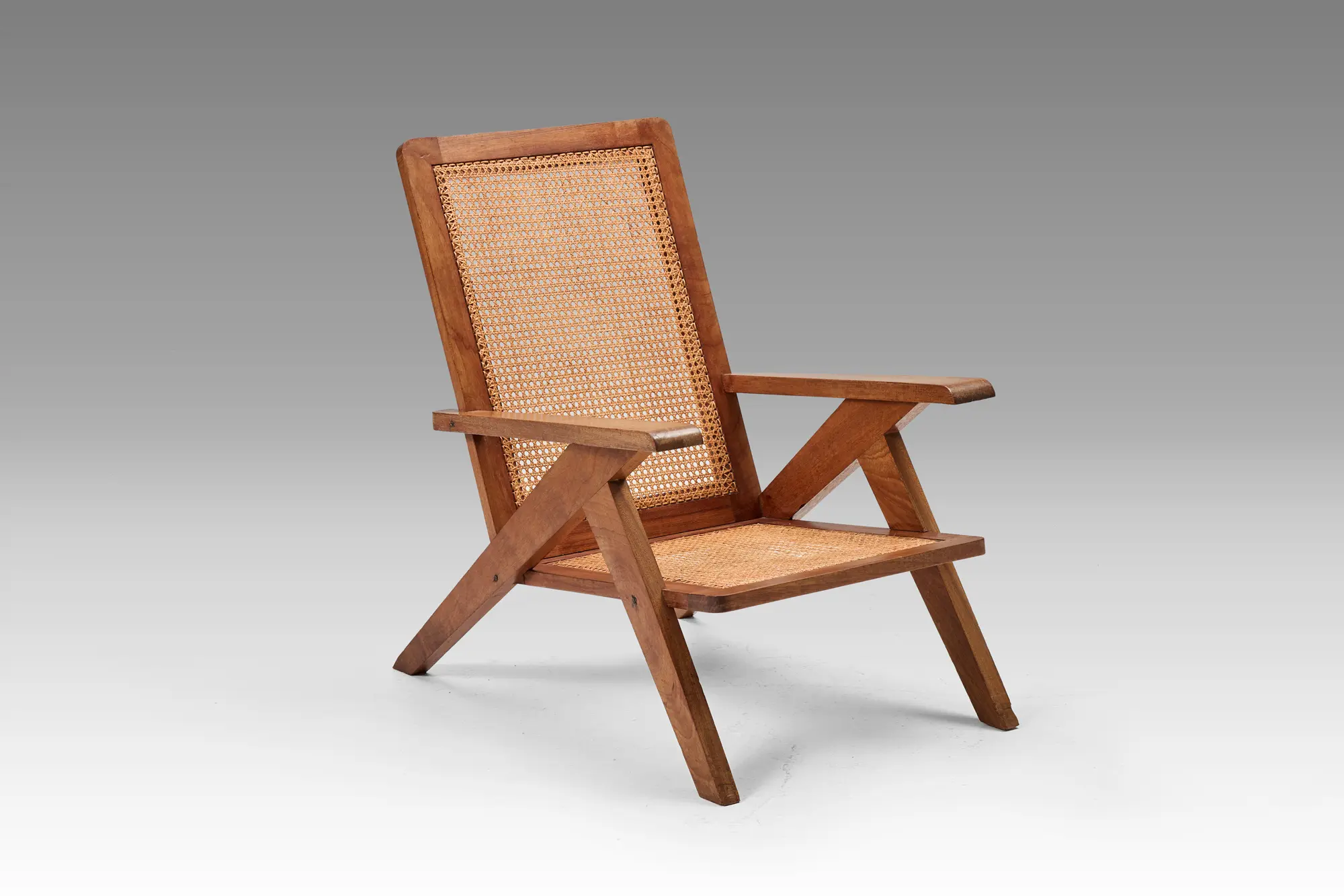 Caned Lounge Chair