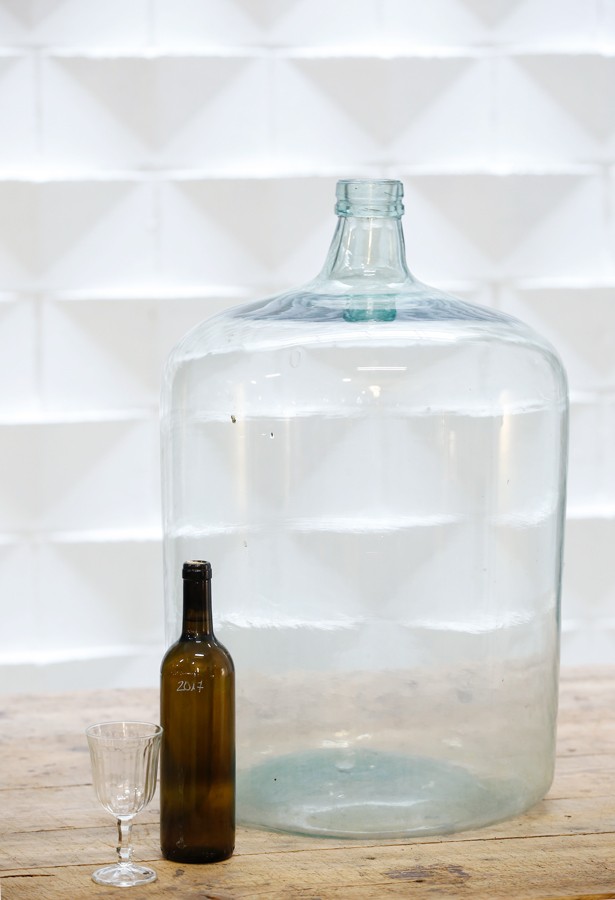 Blown Glass Bottle