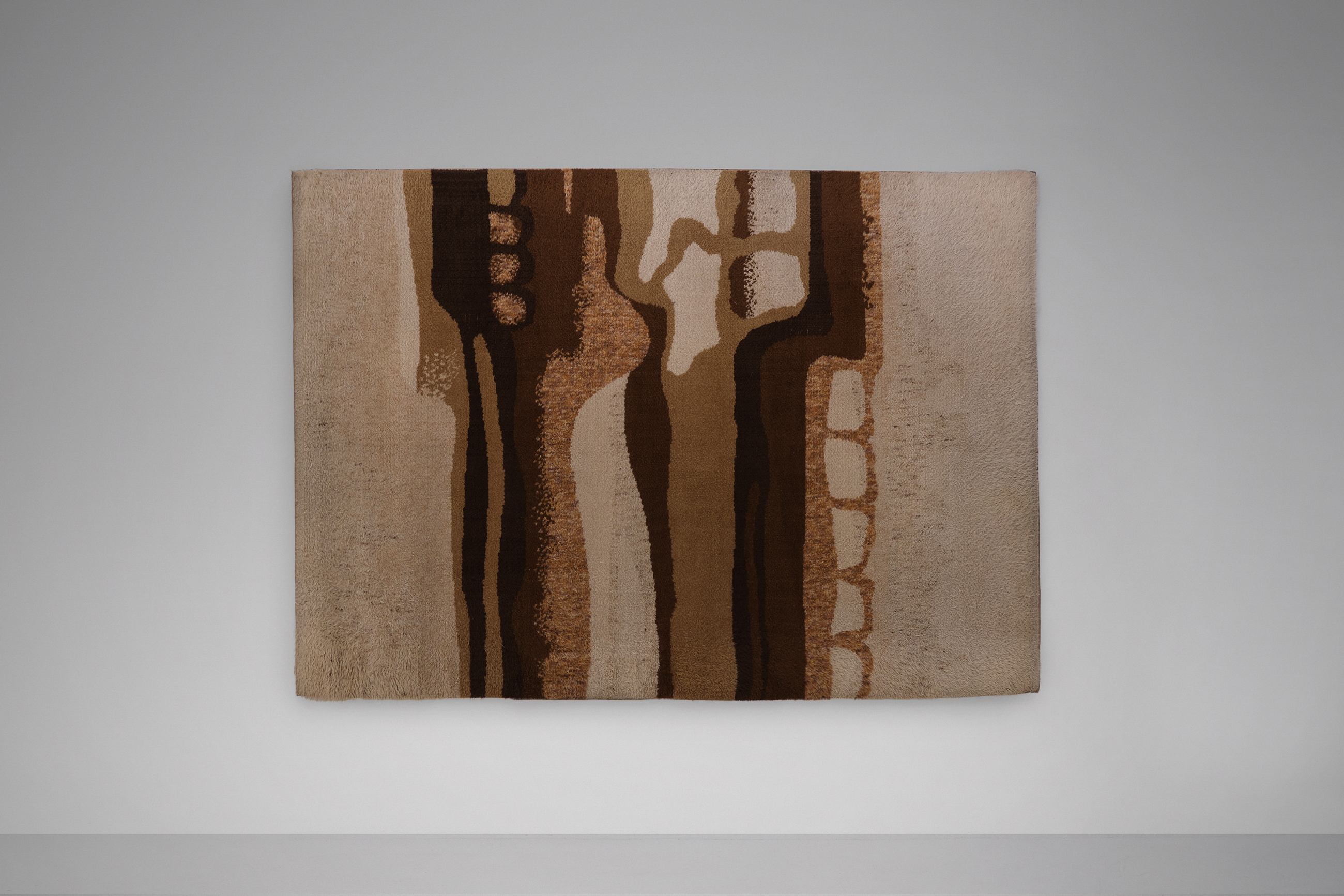 Large Amorphic Lined Wall Tapestry