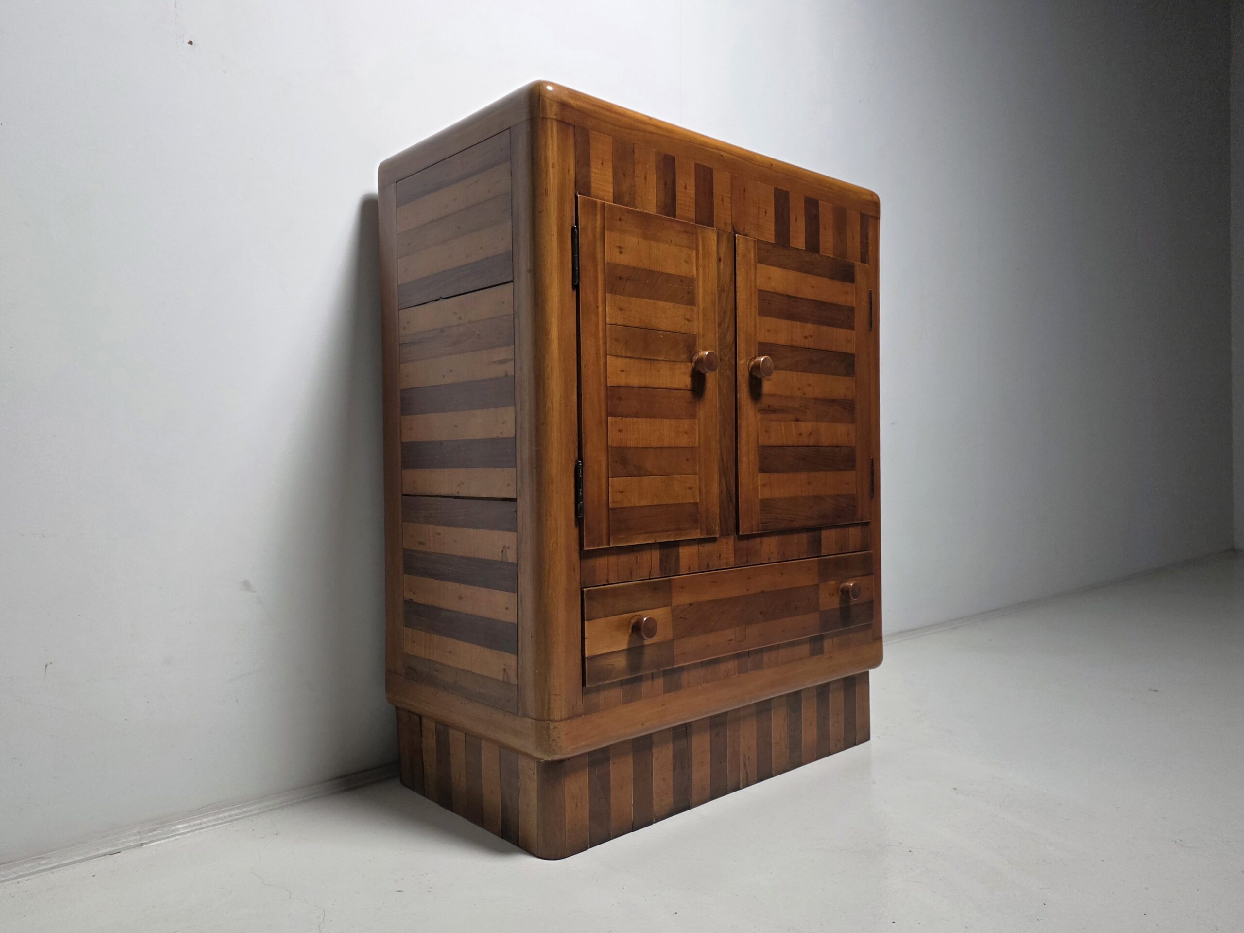 Art Deco Walnut Cocktail Cabinet