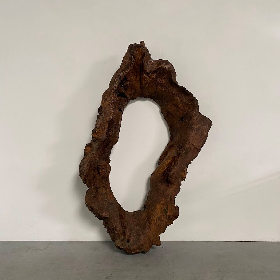 Elm Wood Sculpture by Maurice Bordier