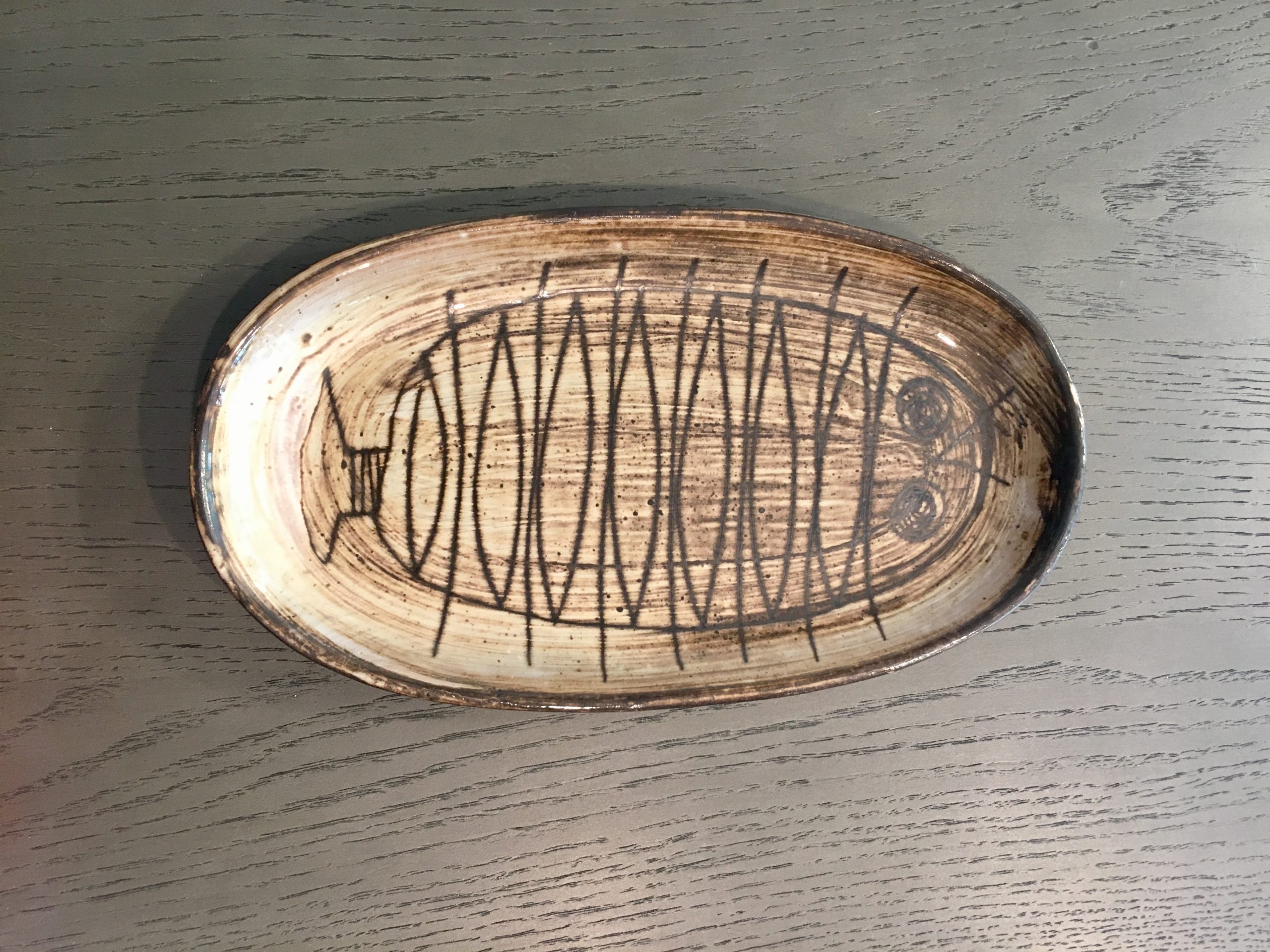 Jacques Pouchain ceramic plate