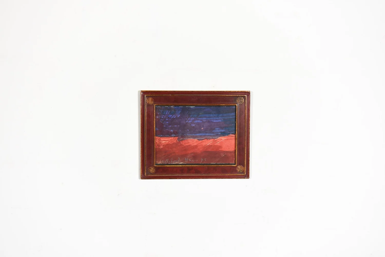 Small Watercolor by Willibrord Haas, 1975