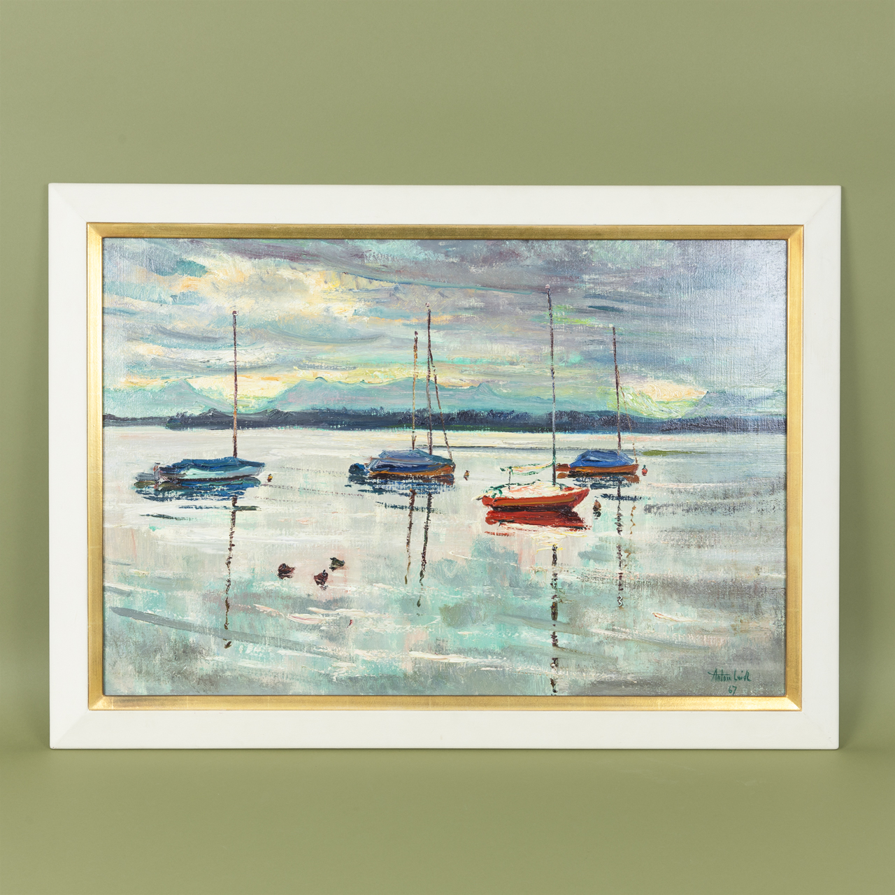 The Red Sailing Boat