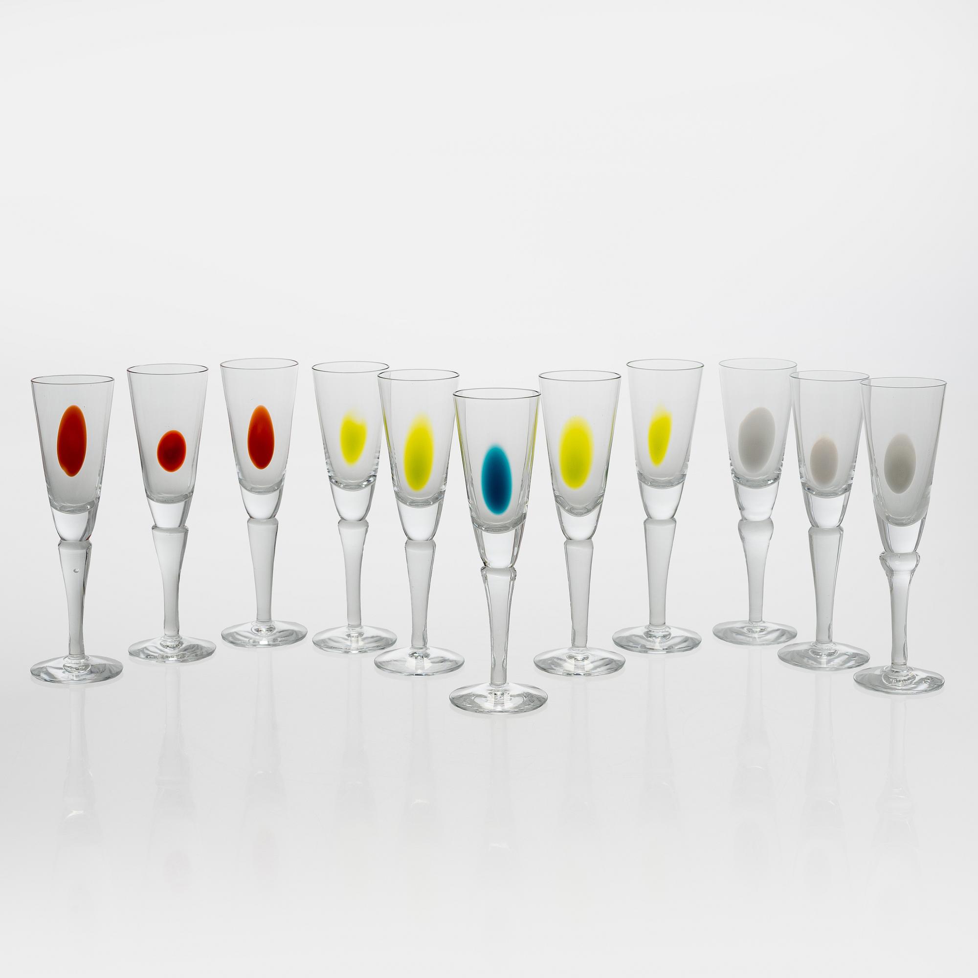 Set of 11 'Marrakech' Licquer Glasses
