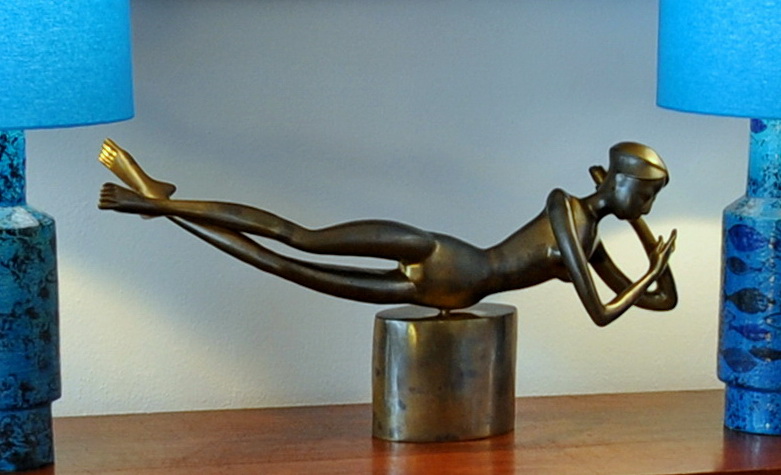 Brass/Bronze Nude Sculpture