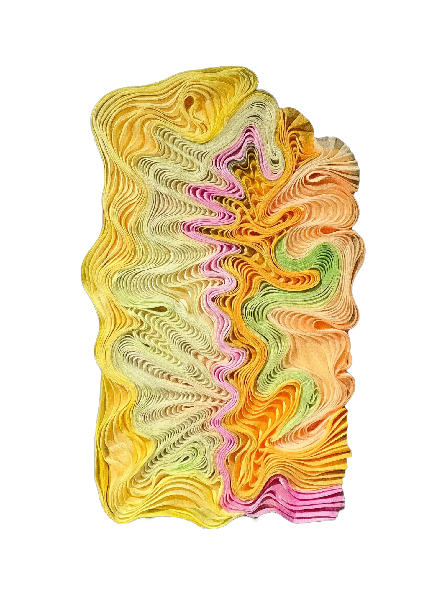 J’ai planté des fleurs textile art