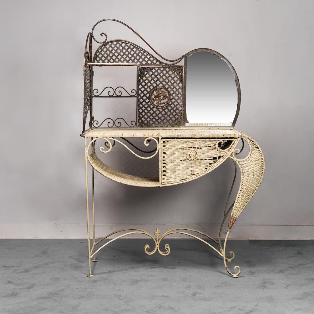Vintage Dressing Table with Mirror
