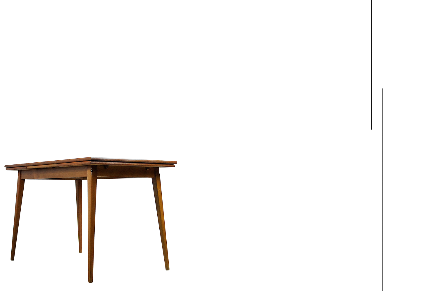 Danish Teak Adjustable Coffee Table
