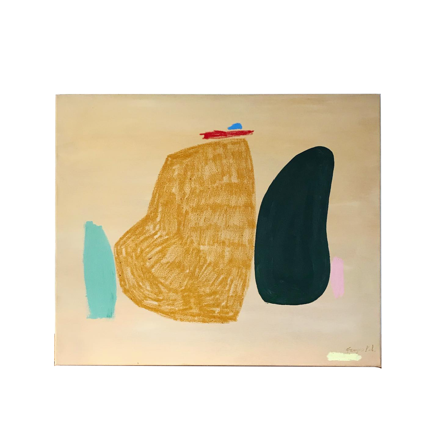 Yellow Series 1-01 Painting by Francoise Beck