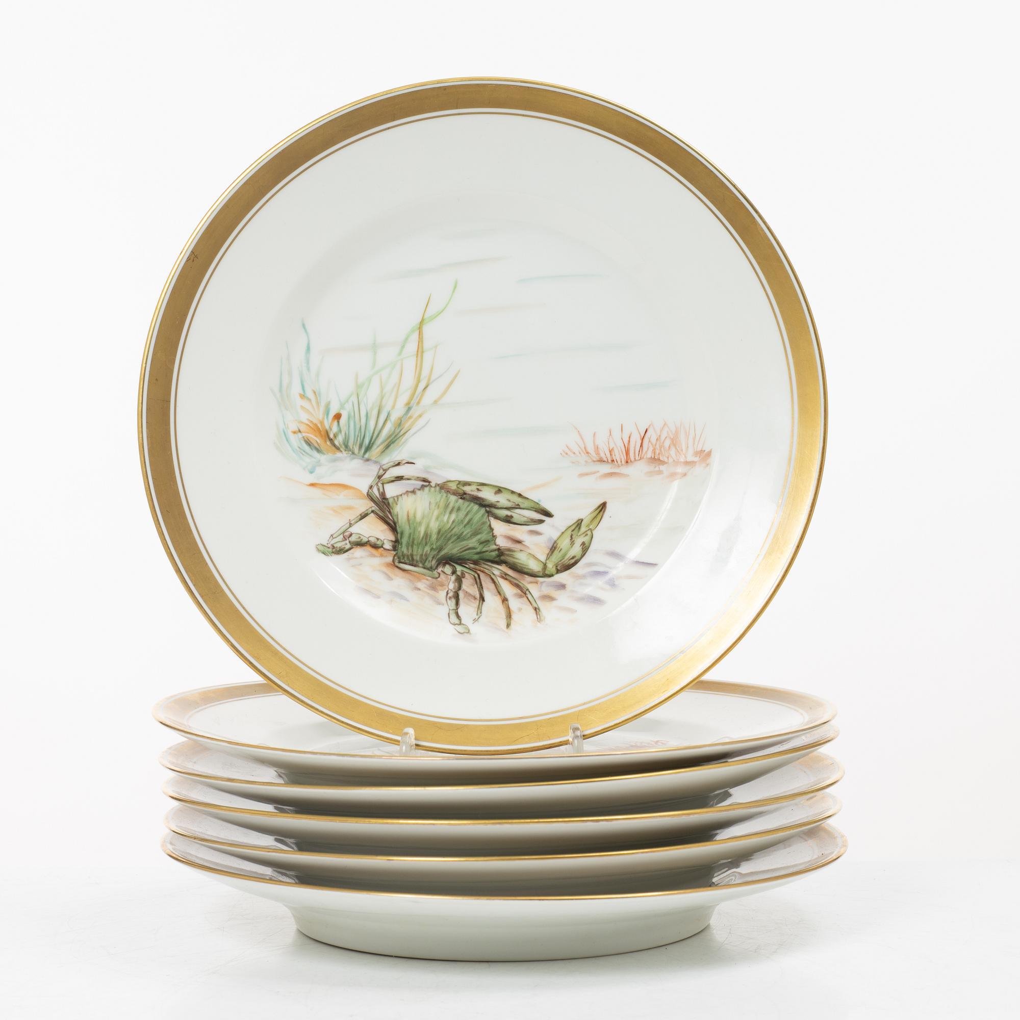 Six 'Fauna Danica' Plates