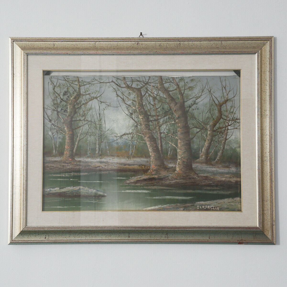 Forest Oil Painting by Barbaglia