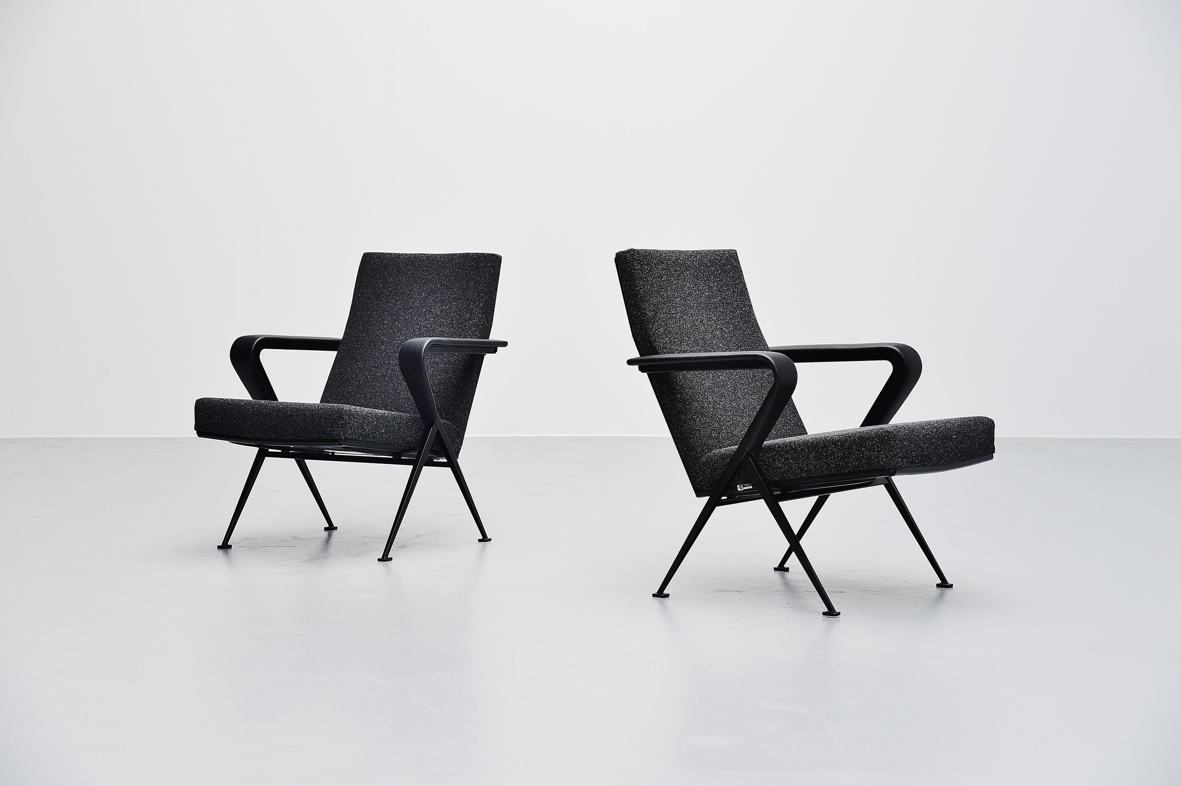Pair of Repose Chairs by Friso Kramer