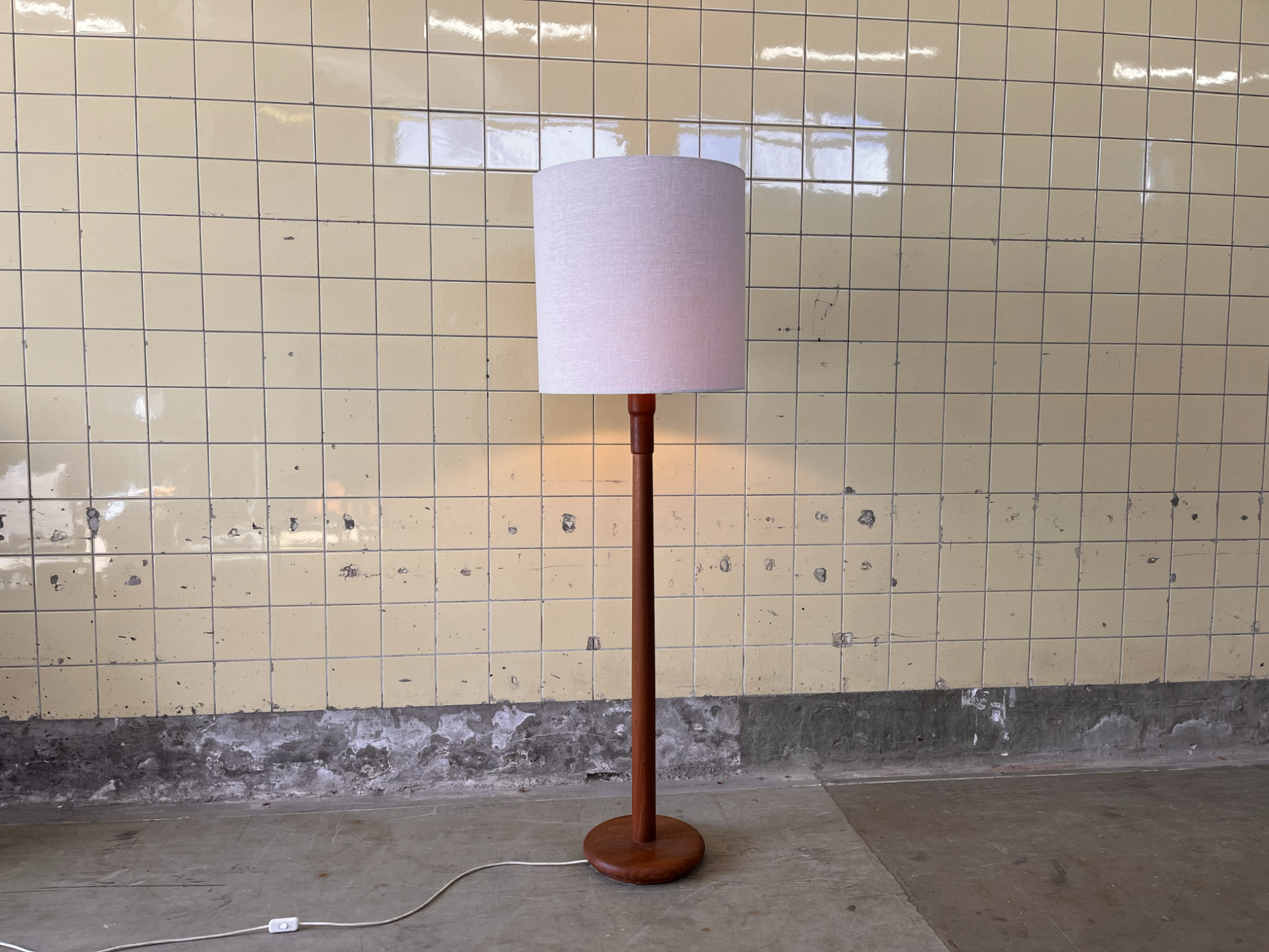 Domus Floor Lamp with Teak Base