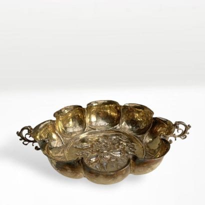 Vermeil Two-Handled Cup or Drageoir