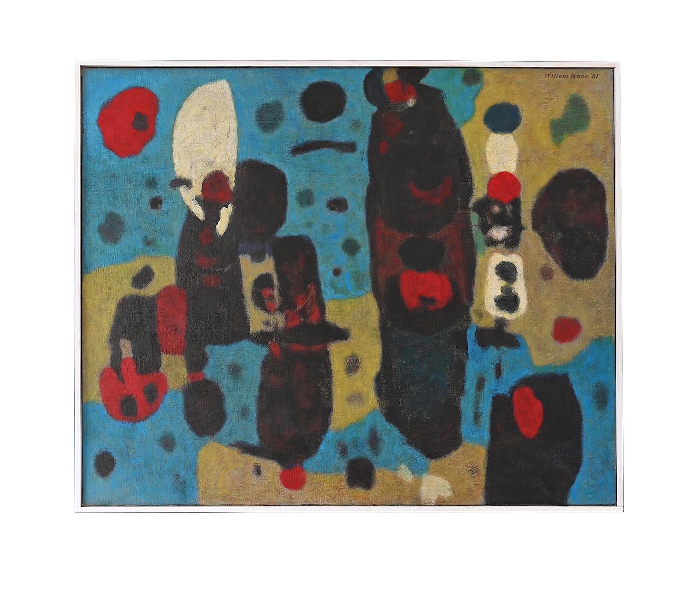 Abstract Oil Painting by Willem Boon
