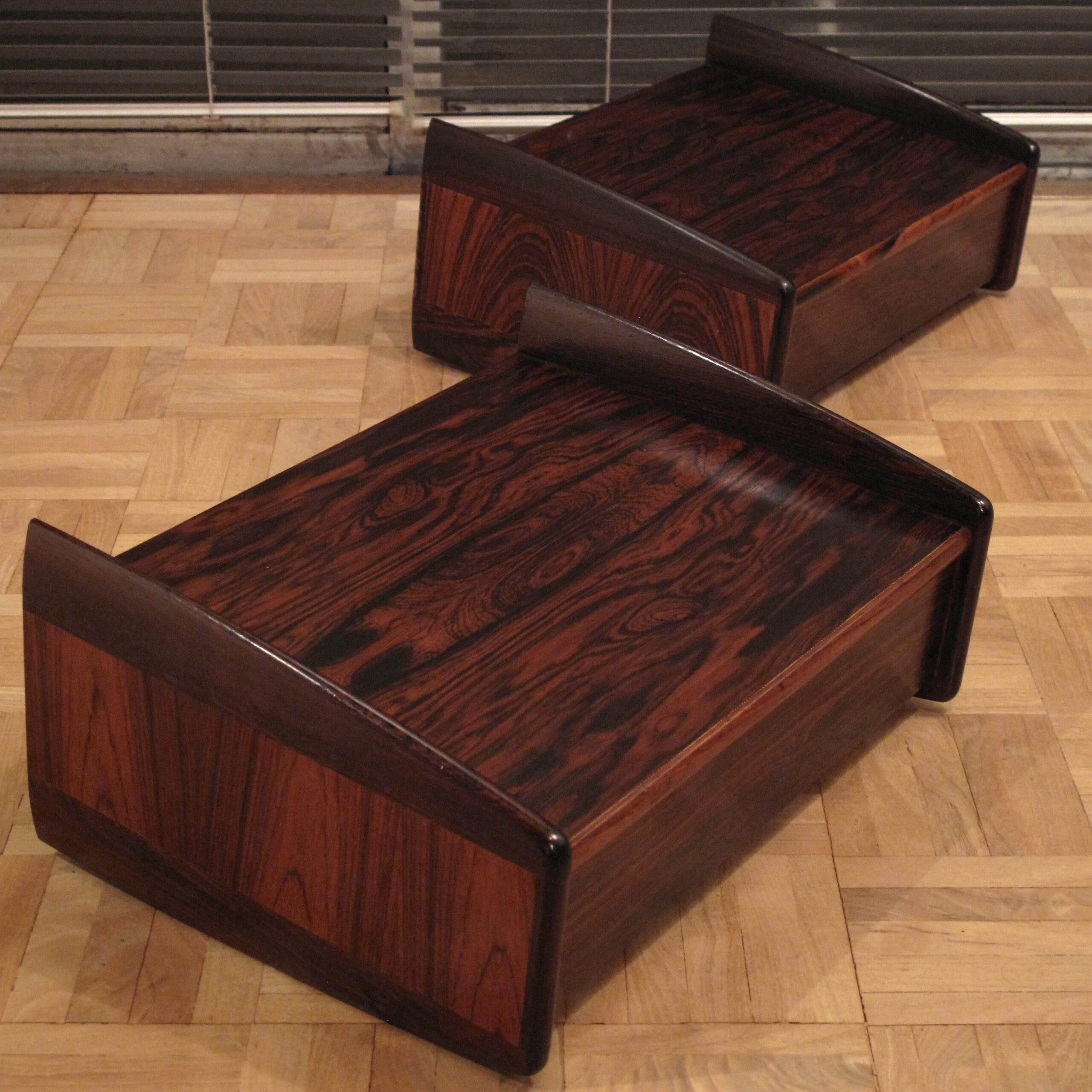 Pair of Wall Mounted Nightstands