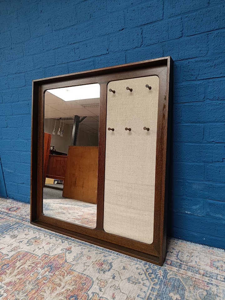 Large Vintage Hallway Mirror by Aksel Kjersgaard