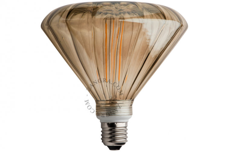Zangra Mushroom Smoked Glass LED Bulb