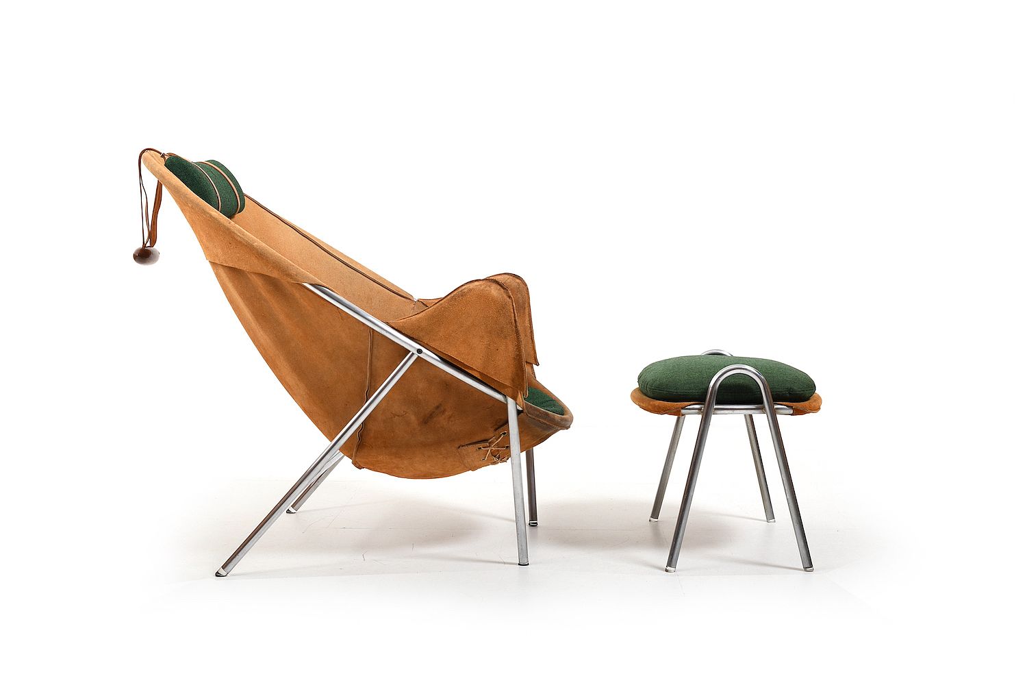 BO-360 Chair and Footstool by Jørgensen