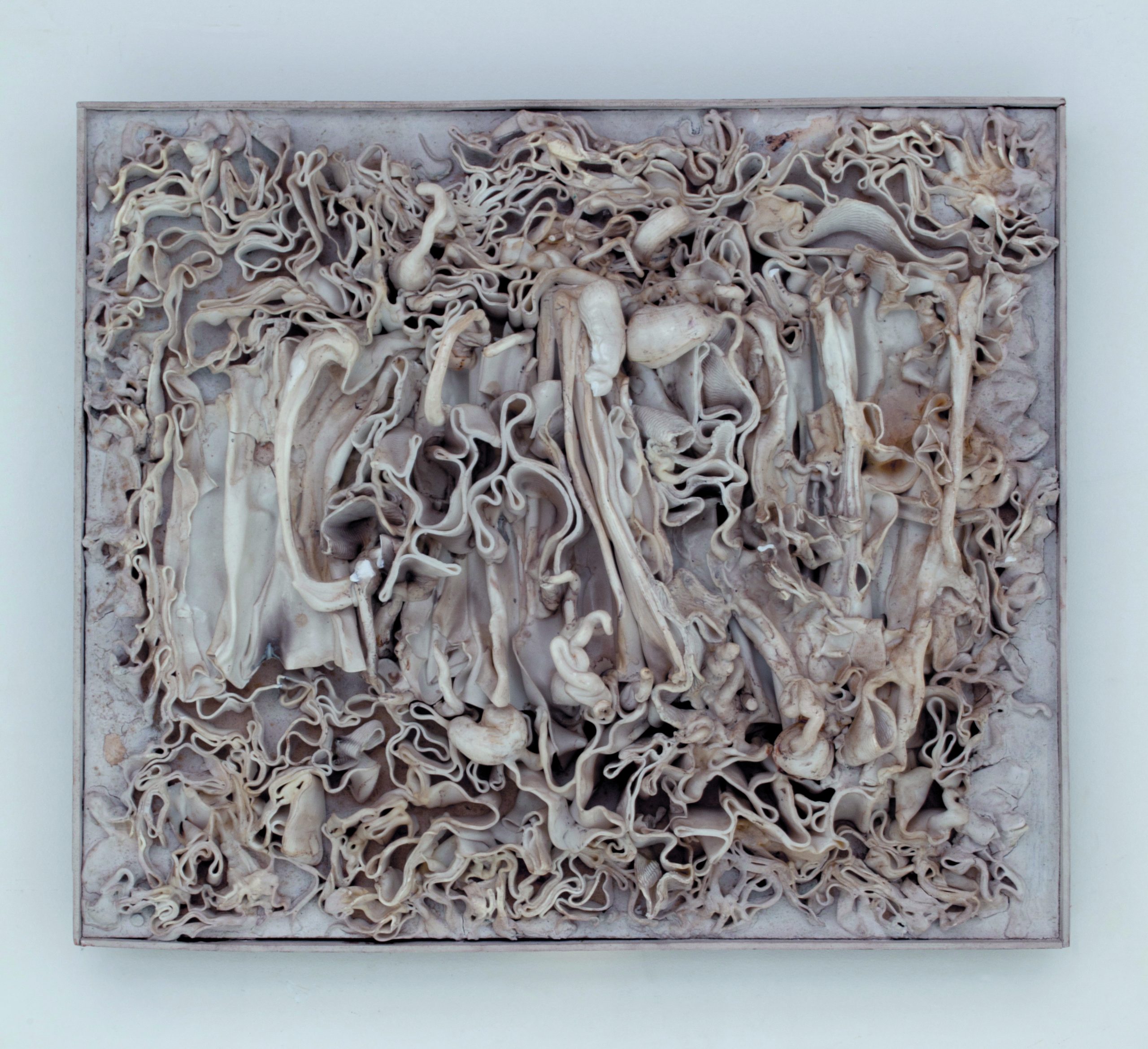 1967 Polyethylene relief sculpture by André Bogaert 54cm x 64cm