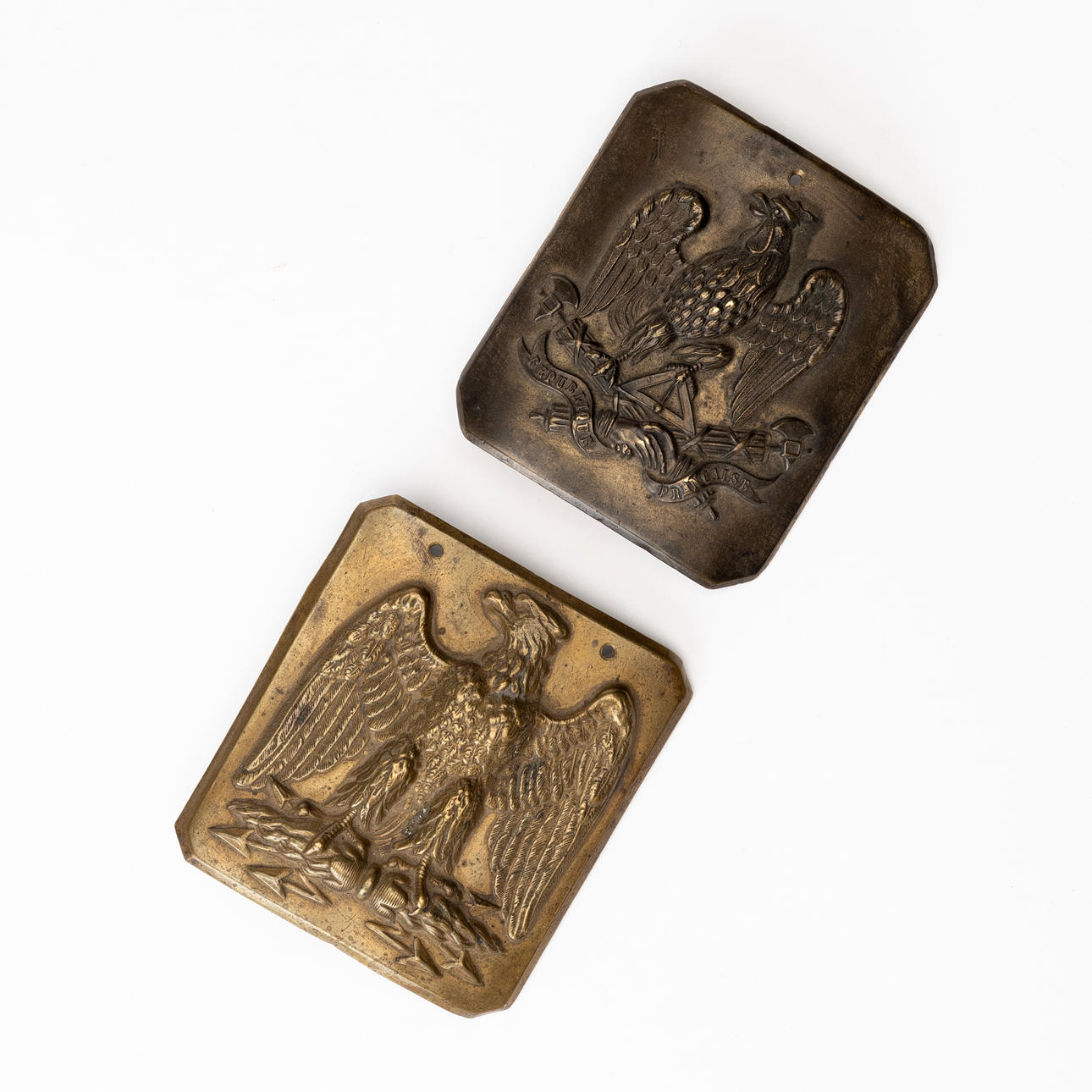 Military Belt Buckles, 2 pcs