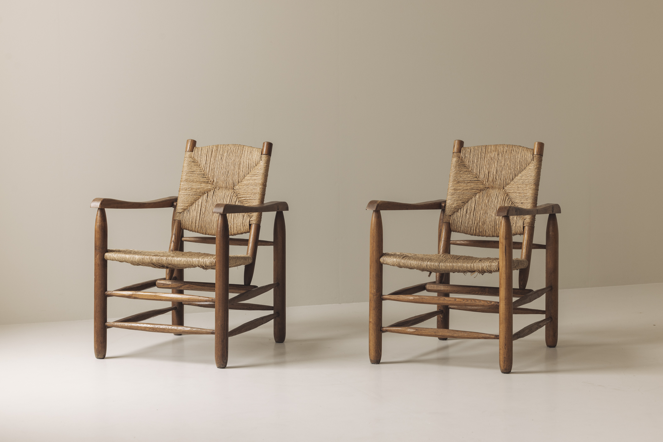 Chamrousse Armchairs by Charlotte Perriand