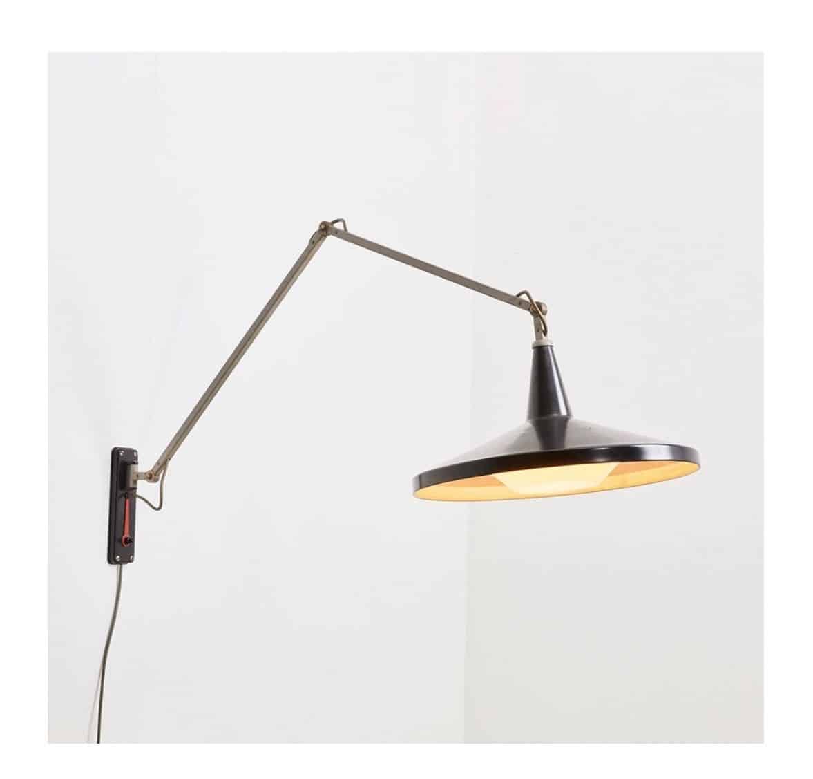 Industrial Panama Wall Lamp by Wim Rietveld