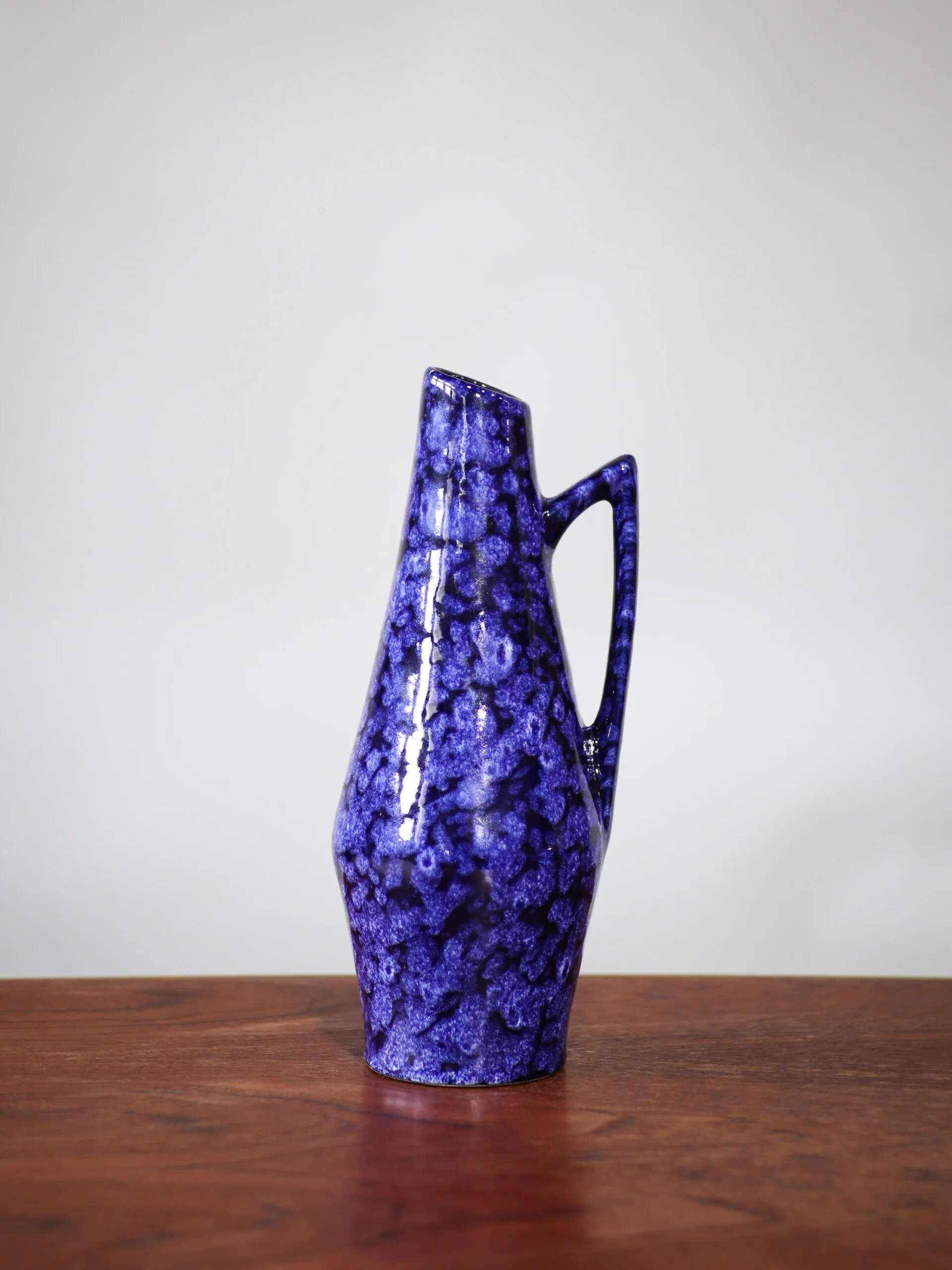 West Germany vase, blue