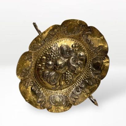 Two-handled Cup or Drageoir in Silver and Vermeil