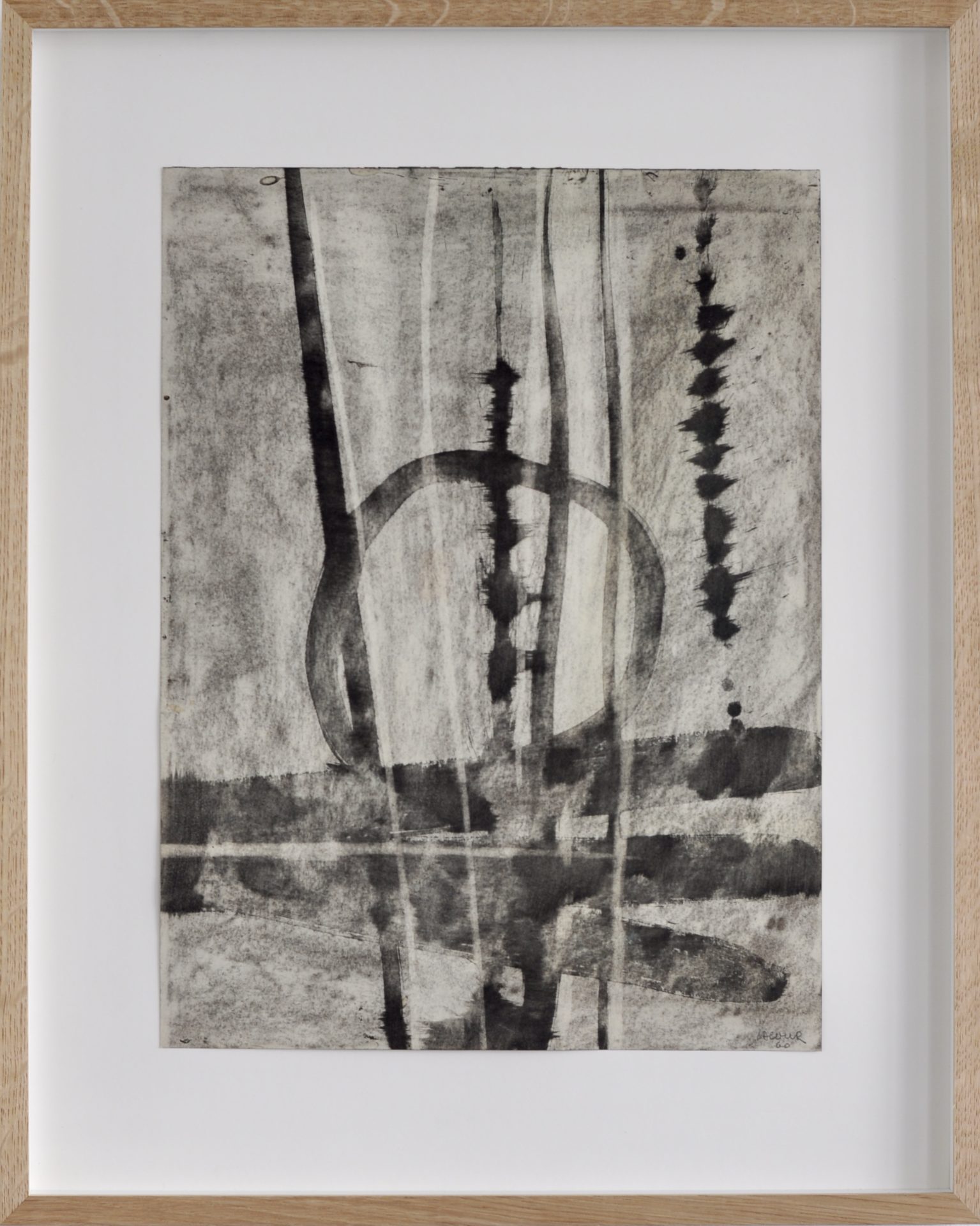 Abstract Composition in Ink on Paper
