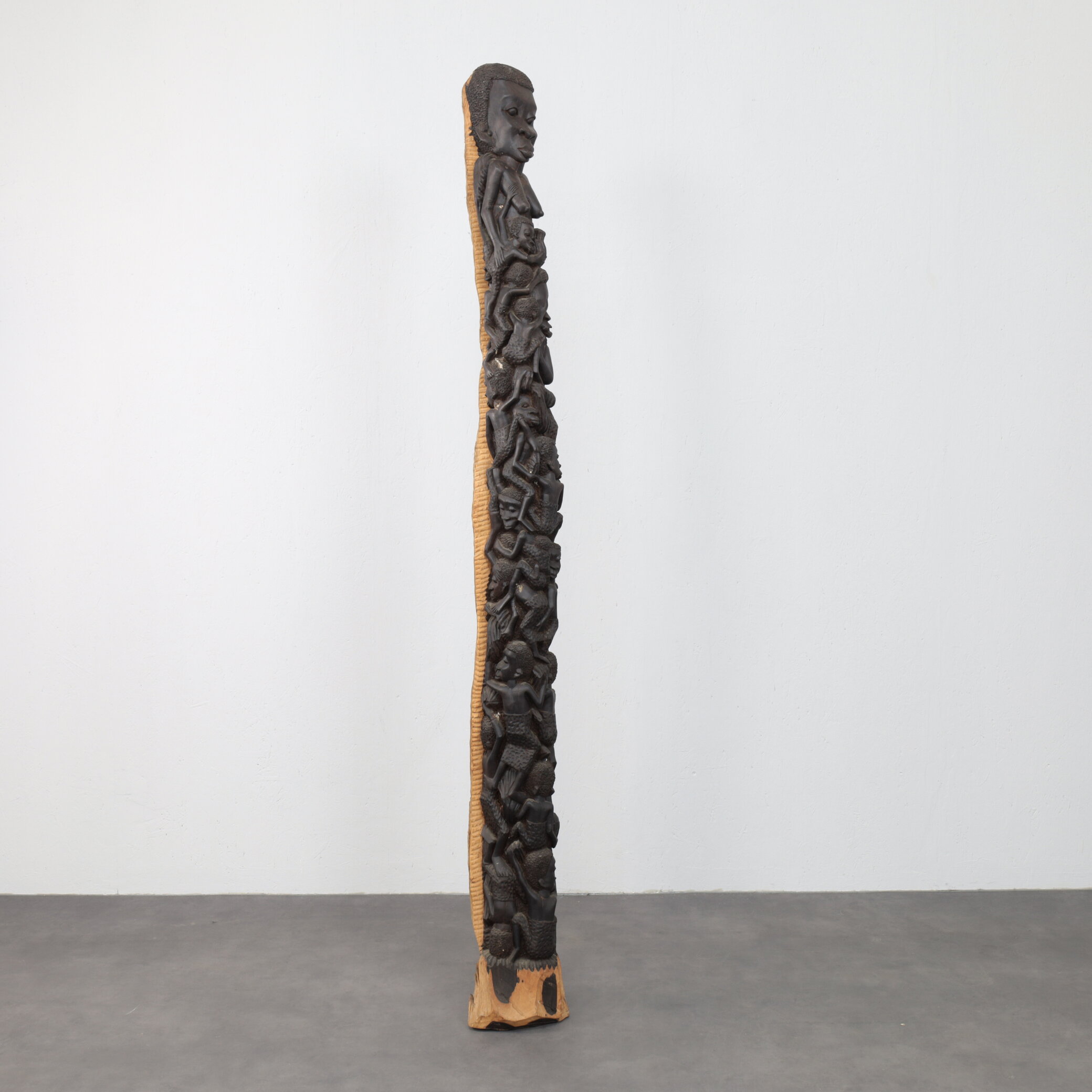 African Hand-Carved Tribal Totem Sculpture