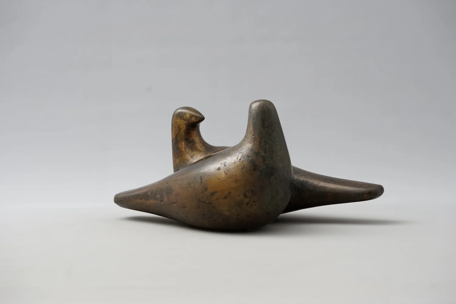 Bruno Buschmann Bronze Dove Sculpture