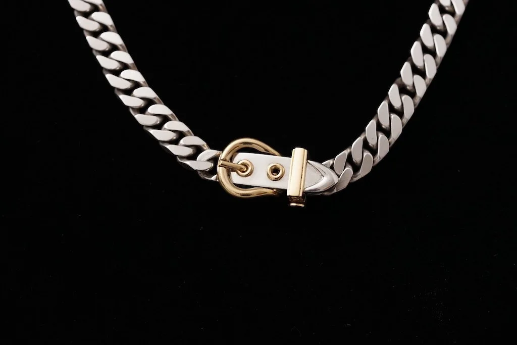 Hermes Paris Buckle Necklace