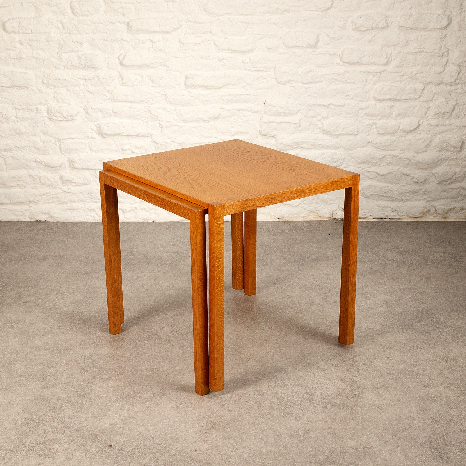 Pair of Oak Side Tables