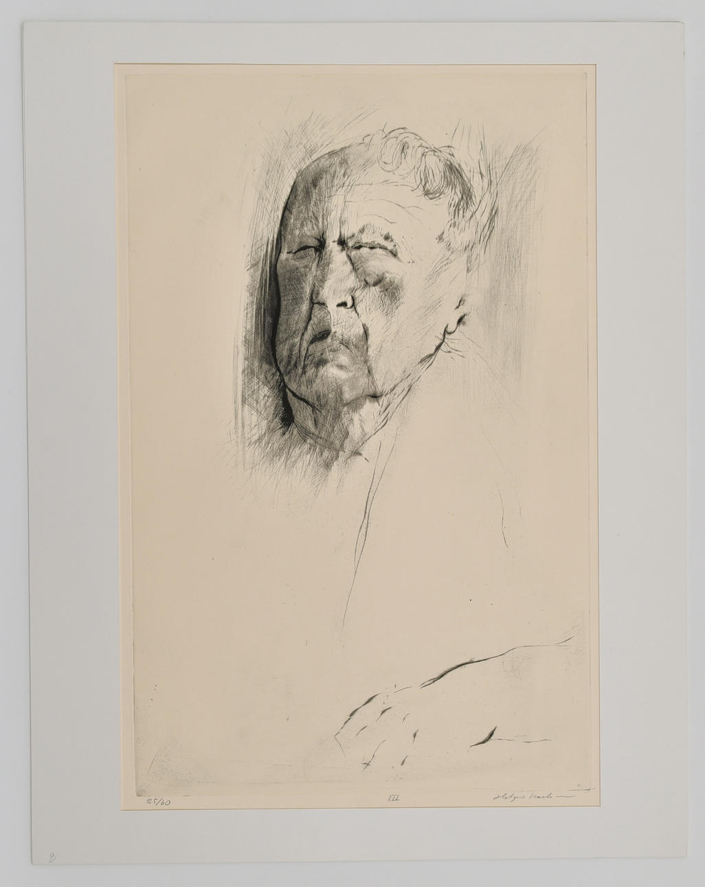 Etching, Portrait III