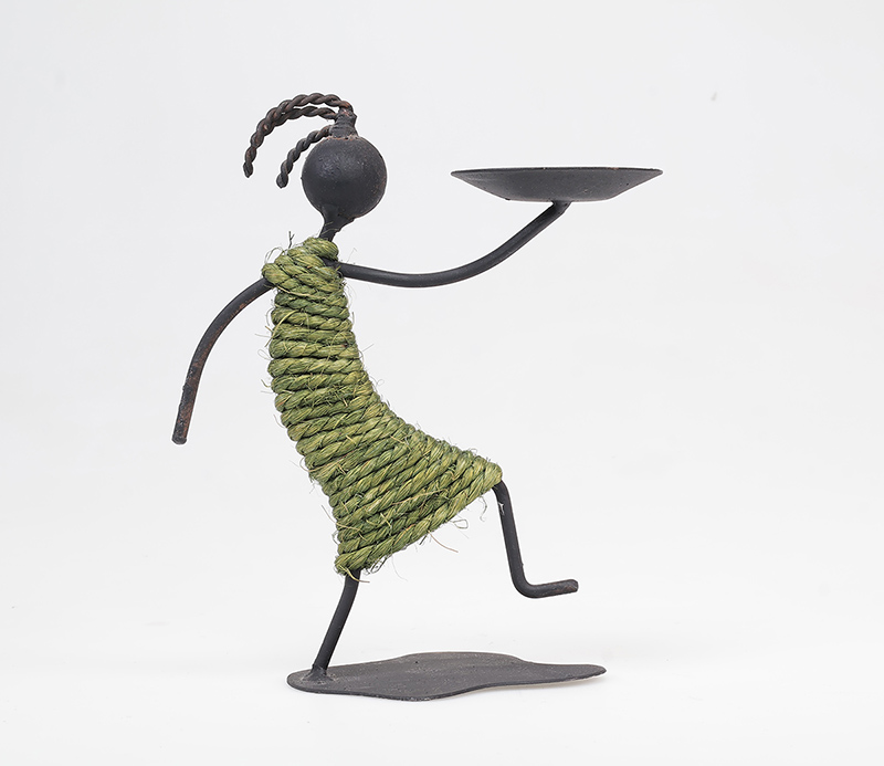 Metal Wire Man Candle Holder