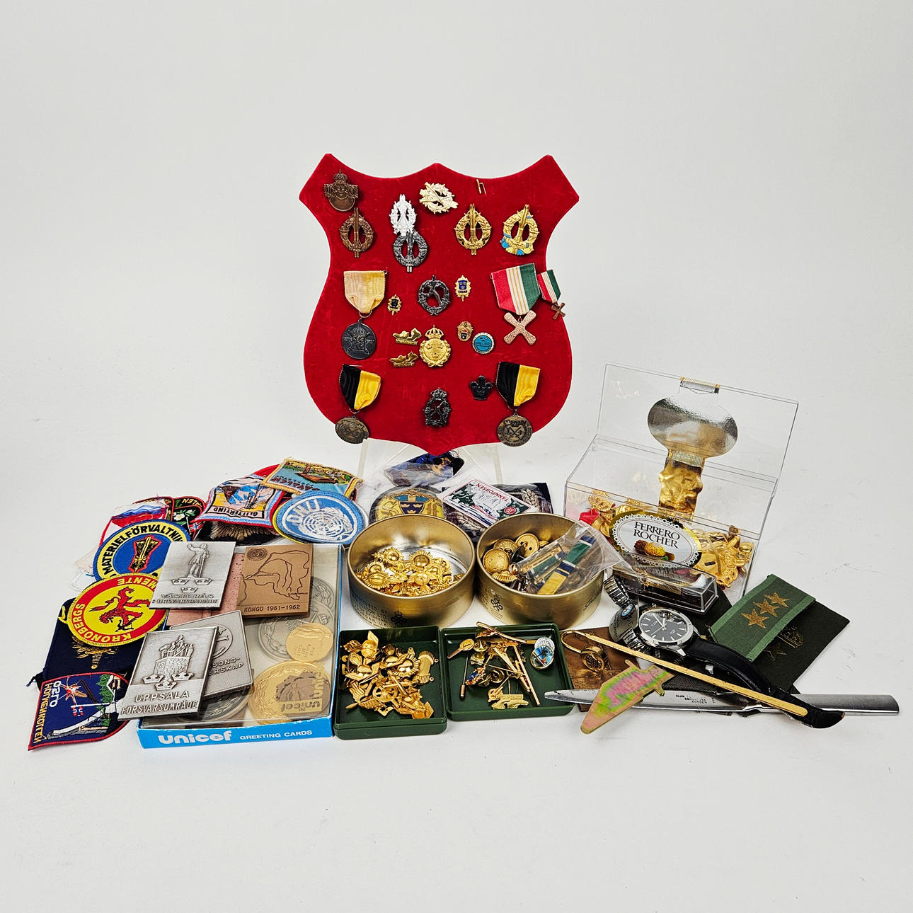 Collection of Badges and Buttons