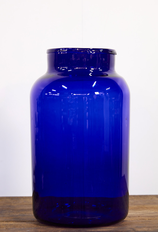Blue Glass Vase
